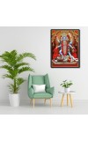 Kali Laminated Photo - 5x7 Inches, Divine Blessings for Home & Office and Temple Decoration