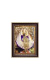 Sri Karvir Niwasini Mahalaxmi Digital Print Photo 6.7x8.7 inches - Vibrant Religious Wall Art for Home, Office and Temple Decor.