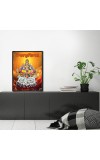 Surya Laminated Photo - 5x7 Inches, Divine Blessings for Home & Office and Temple Decoration