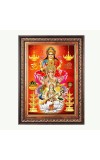 Shri Ganesh Laxmi Saraswati Color Photo 12x16 Inch - Vibrant Religious Wall Art for Home or Office Decor.