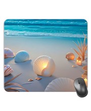 Customized Beautiful Sea View Picture Sublimation Mouse Pad | 8 X 7.5 Inch | Smooth Cloth Surface | Non-Slip Rubber Base | Personalized Mousepad for Laptop & Desktop (F17380)