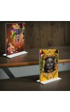 Sri Ram Lalla Acrylic T-Style Photo Stand, Compact and Stylish Spiritual Display, easily change 2 photos (Pack of 1)
