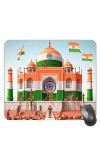 Customized Beautiful India View Picture Sublimation Mouse Pad | 8 X 7.5 Inch | Smooth Cloth Surface | Non-Slip Rubber Base | Personalized Mousepad for Laptop & Desktop (F17394)