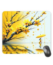 Customized Beautiful Nature View Paint Picture Sublimation Mouse Pad | 8 X 7.5 Inch | Smooth Cloth Surface | Non-Slip Rubber Base | Personalized Mousepad for Laptop & Desktop (F17191)