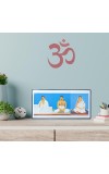 Hitech Anukul Ch. Thakur Religious Frame Laminated Photo with Back Support Mount