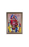 Maa Tara Photo Frame - 10x14 Inches, Brown Wooden Frame for Home, Office & Temple Decoration