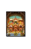 Sri Jagannath Laminated Photo - 9x11 Inches, Divine Blessings for Home & Office and Temple Decoration