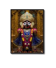 Jagannath Laminated Photo - 11x13 Inches, Divine Blessings for Home & Office and Temple Decoration