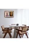 Lord bramha and vishnu Photo Frame - 19x23Inches - Spiritual Artwork for Home Decor, Puja Room and Office Decoration