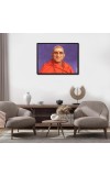 Swami Avdheshanand Giri Laminated Photo - 5x7 Inches, Divine Blessings for Home & Office and Temple Decoration