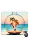 Customized Beautiful Sea Picture Sublimation Mouse Pad | 8 X 7.5 Inch | Smooth Cloth Surface | Non-Slip Rubber Base | Personalized Mousepad for Laptop & Desktop (F17309)