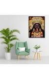 Kali Laminated Photo - 5x7 Inches, Divine Blessings for Home & Office and Temple Decoration
