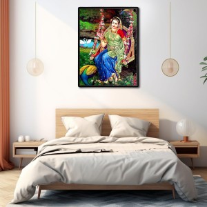 Radha Laminated Photo (9x11 Inches Without glass) Divine Blessings for Table and Walls,Home & Office and Temple Decoration Radha Laminated Photo (9x11 Inches Without glass) Divine Blessings for Table and Walls,Home & Office and Temple Decoration