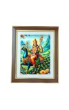 Premium Wooden Photo Frame with Golden Border | Classic Wall & Tabletop Display Frame for Home & Office Décor | Suitable for Certificates, Photos & Artwork (Brown & Golden)
