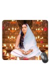 Customized Sarada Devi Picture Sublimation Mouse Pad | 8 X 7.5 Inch | Smooth Cloth Surface | Non-Slip Rubber Base | Personalized Mousepad for Laptop & Desktop (F17077)