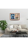 Lord shiva and ganga devi Photo Frame - 17x21Inches - Spiritual Artwork for Home Decor, Puja Room and Office Decoration