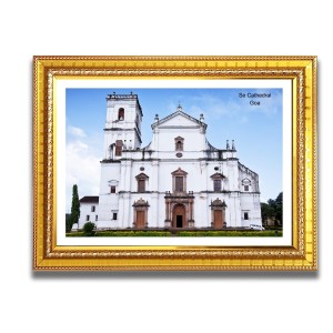Se Cathedral Church Photo Frame, Beautiful Elegant Framed Wall Art of Iconic Cathedral