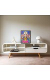 Vishnu Laminated Photo - 11x13 Inches, Divine Blessings for Home & Office and Temple Decoration