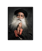 Sadhguru (Jaggi Vasudev) Laminated Photo - 5x7 Inches, Divine Blessings for Home & Office and Temple Decoration