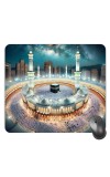 Customized Masjid Picture Sublimation Mouse Pad | 8 X 7.5 Inch | Smooth Cloth Surface | Non-Slip Rubber Base | Personalized Mousepad for Laptop & Desktop (F17212)