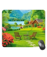 Customized Beautiful Nature View Picture Sublimation Mouse Pad | 8 X 7.5 Inch | Smooth Cloth Surface | Non-Slip Rubber Base | Personalized Mousepad for Laptop & Desktop (F17241)
