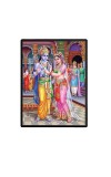 Ram Sita Laminated Photo - 5x7 Inches, Divine Blessings for Home & Office and Temple Decoration