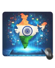 Customized Beautiful India View Picture Sublimation Mouse Pad | 8 X 7.5 Inch | Smooth Cloth Surface | Non-Slip Rubber Base | Personalized Mousepad for Laptop & Desktop (F17385)