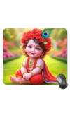 Customized Cute Baby Picture Sublimation Mouse Pad | 8 X 7.5 Inch | Smooth Cloth Surface | Non-Slip Rubber Base | Personalized Mousepad for Laptop & Desktop (F17000)