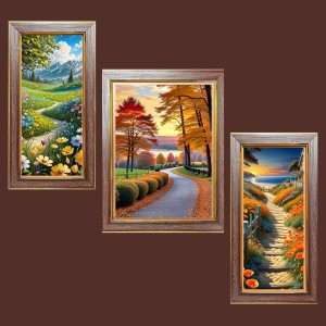 3-Pack The Art of a Perfect View Photo Frames - 2 Pieces 14x21 Inch & 1 Piece 18x21 Inch - Rustic Wall Art for Home & Office Decor - Botanical Wall Hanging for Living Room, Bedroom, or Workspace 3-Pack The Art of a Perfect View Photo Frames - 2 Pieces 14x21 Inch & 1 Piece 18x21 Inch - Rustic Wall Art for Home & Office Decor - Botanical Wall Hanging for Living Room, Bedroom, or Workspace