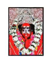 Goddess Maa Tara Photo Frame, Divine Hindu Religious Laminated Frame, Spiritual Home Decor for Pooja Room, Temple, Meditation, Traditional Indian Devi Ma Kali Photo Frame