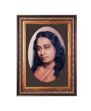 Sri Paramahansa Yogananda Color Photo 10x14 Inch - Vibrant Religious Wall Art for Home or Office Decor.