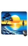 Customized Beautiful Nature View Paint Picture Sublimation Mouse Pad | 8 X 7.5 Inch | Smooth Cloth Surface | Non-Slip Rubber Base | Personalized Mousepad for Laptop & Desktop (F17187)