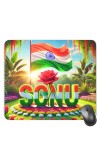 Customized Beautiful View India Picture Sublimation Mouse Pad | 8 X 7.5 Inch | Smooth Cloth Surface | Non-Slip Rubber Base | Personalized Mousepad for Laptop & Desktop (F17396)