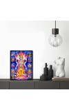 Vishnu Dashavathar Laminated Photo (11x13 Inches Without glass) Divine Blessings for Table and Walls,Home & Office and Temple Decoration