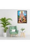 Hanuman Laminated Photo - 5x7 Inches, Divine Blessings for Table and Walls,Home & Office and Temple Decoration