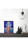 Vishnu Laminated Photo - 5x7 Inches, Divine Blessings for Home & Office and Temple Decoration