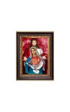 Jesus and Mata Mary Digital Print Photo 6.7x8.7 inches - Vibrant Religious Wall Art for Home or Office Decor.
