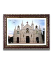 St. Patrick Church Photo Frame, 10x14 Inches Beautiful Elegant Framed Wall Art of Iconic Cathedral