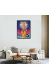 Vishnu Laminated Photo - 5x7 Inches, Divine Blessings for Home & Office and Temple Decoration