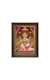 Sri Maa Saraswati Digital Print Photo 6.7x8.7 inches - Vibrant Religious Wall Art for Home, Office and Temple Decor.