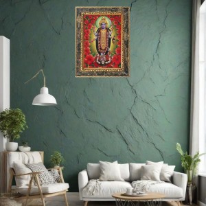 Jai Maa Kali Digital Print Photo 8.7x10.7 inches (I6119) - Vibrant Religious Wall Art for Home or Office Decor.