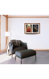 Lord ganesha and vishnu Photo Frame - 19x23Inches - Spiritual Artwork for Home Decor, Puja Room and Office Decoration
