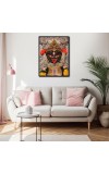 Boro Maa Laminated Photo - 5x7 Inches, Divine Blessings for Home & Office and Temple Decoration