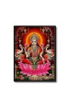 Lakshmi Laminated Photo - 13x15 Inches, Divine Blessings for Home & Office and Temple Decoration