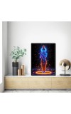 Krishna Laminated Photo - 9x11 Inches, Divine Blessings for Home & Office and Temple Decoration
