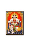 Hanuman Laminated Photo (11x13 Inches Without glass) Divine Blessings for Table and Walls,Home & Office and Temple Decoration