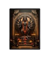 Kali Laminated Photo - 5x7 Inches, Divine Blessings for Home & Office and Temple Decoration