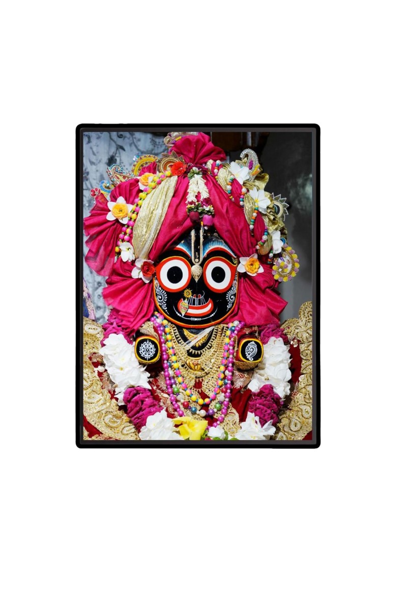 Jagannath Laminated Photo - 5x7 Inches, Divine Blessings for Home & Office and Temple Decoration
