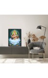 Saraswati Laminated Photo - 5x7 Inches, Divine Blessings for Home & Office and Temple Decoration