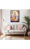 Vishnu Avatar Laminated Photo - 5x7 Inches, Divine Blessings for Home & Office and Temple Decoration